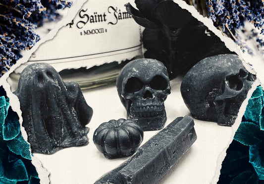 Cire de Trivia: Handcrafted Mica Wax Skulls & Crystals {120g}