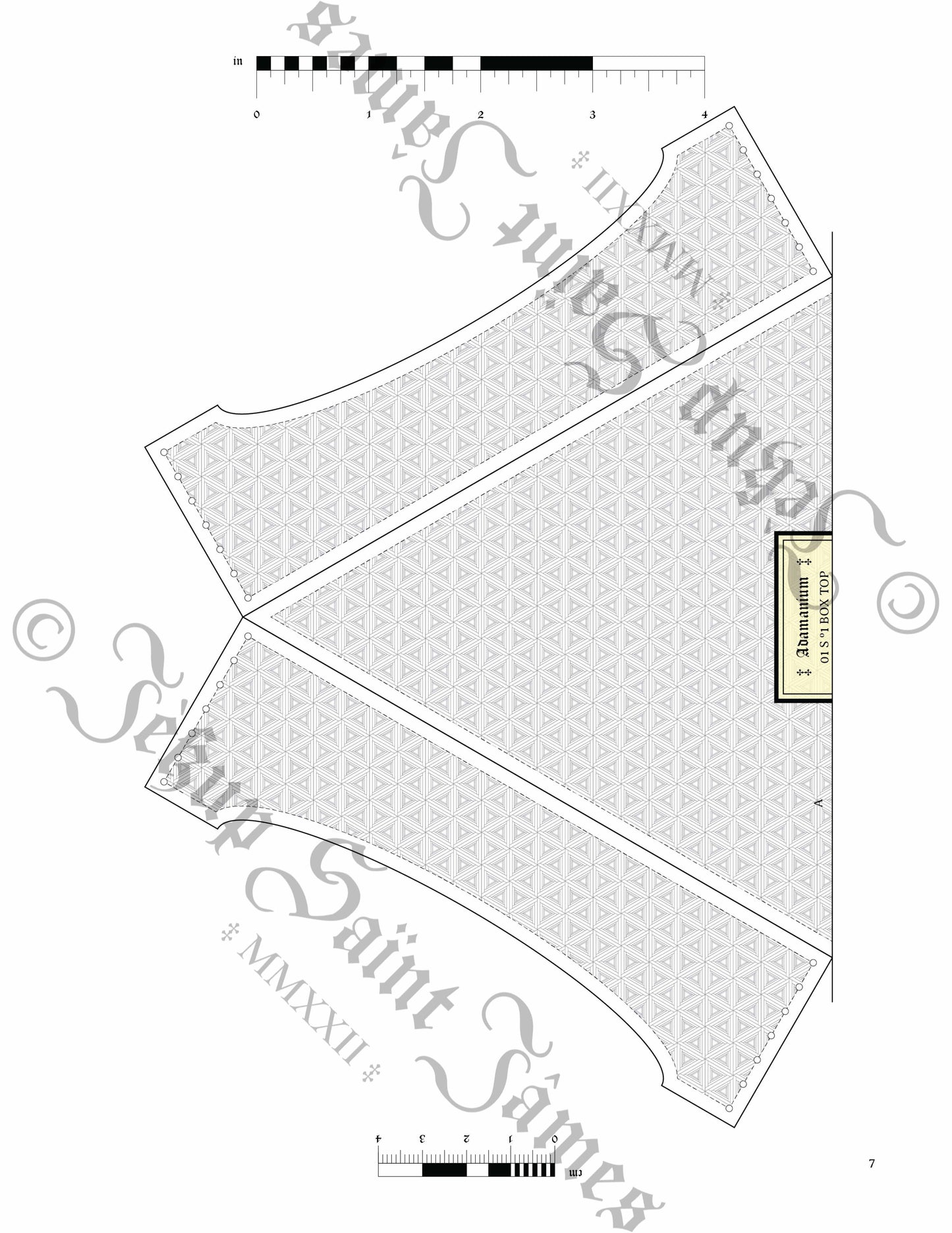 Adamanium: Vol. I: Diamond Leather Box Sewing Digital Pattern {5 Sizes}