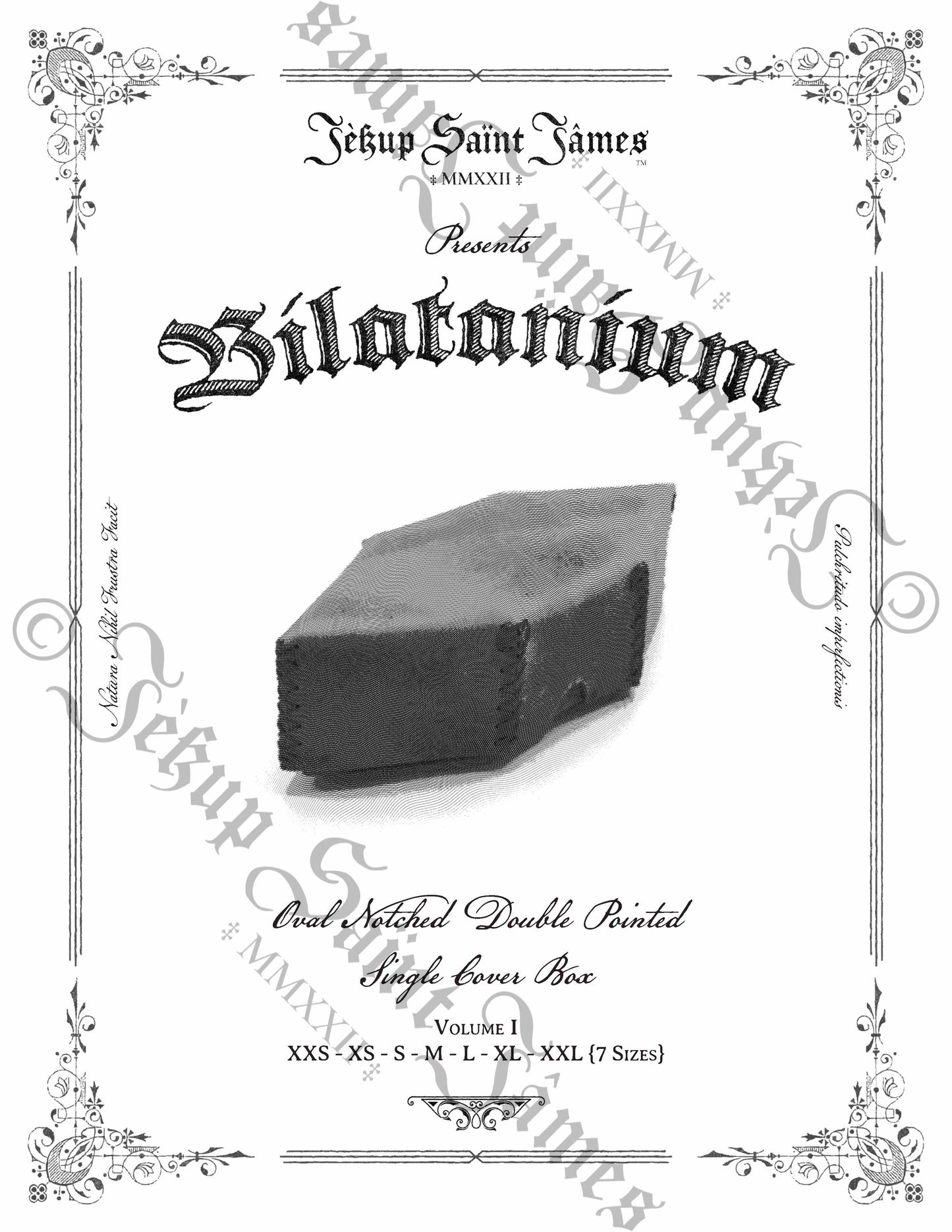 Bilatanium: Double Pointed Leather Box Sewing Digital Pattern {7 Sizes}