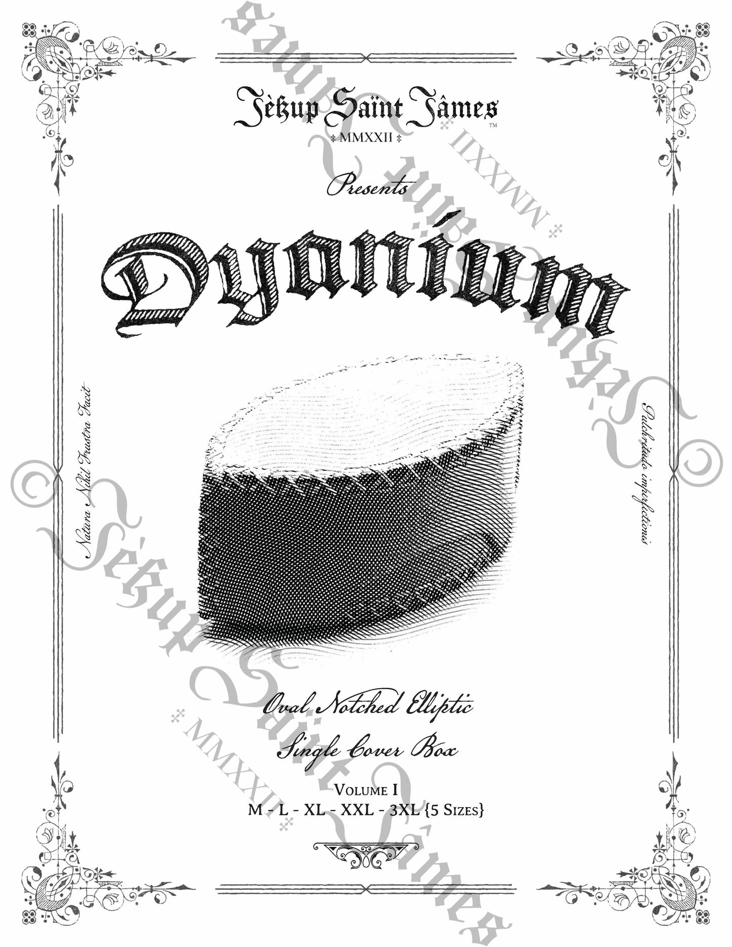 Dyanium: Vol. I: Oval Elliptical Leather Box Sewing Digital Pattern {5 Sizes}