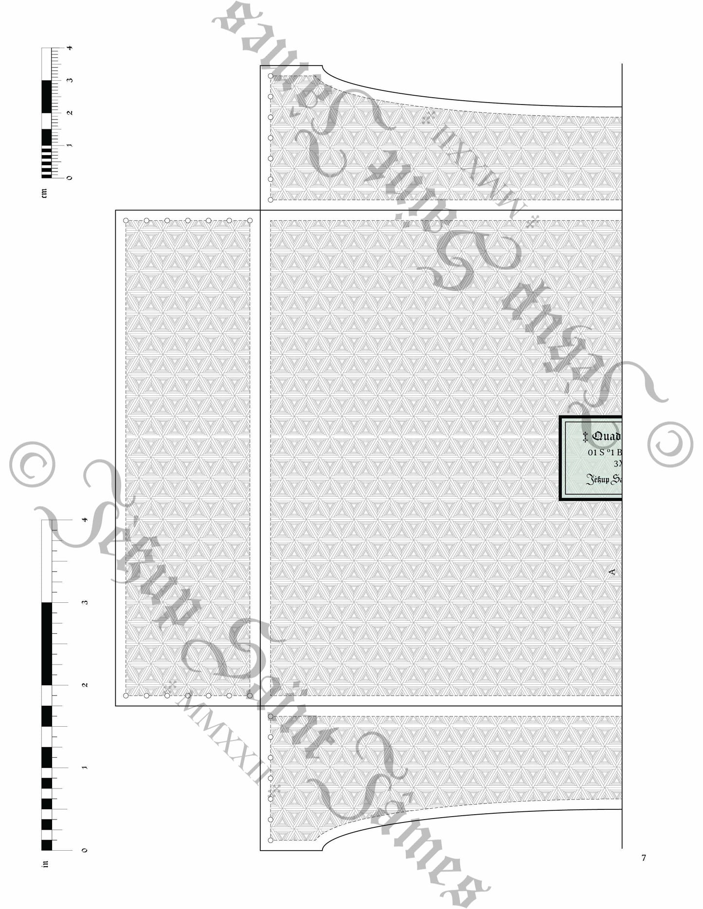 Quadanium: Vol. I: Rectangular Leather Box Sewing Digital Pattern {5 Sizes}