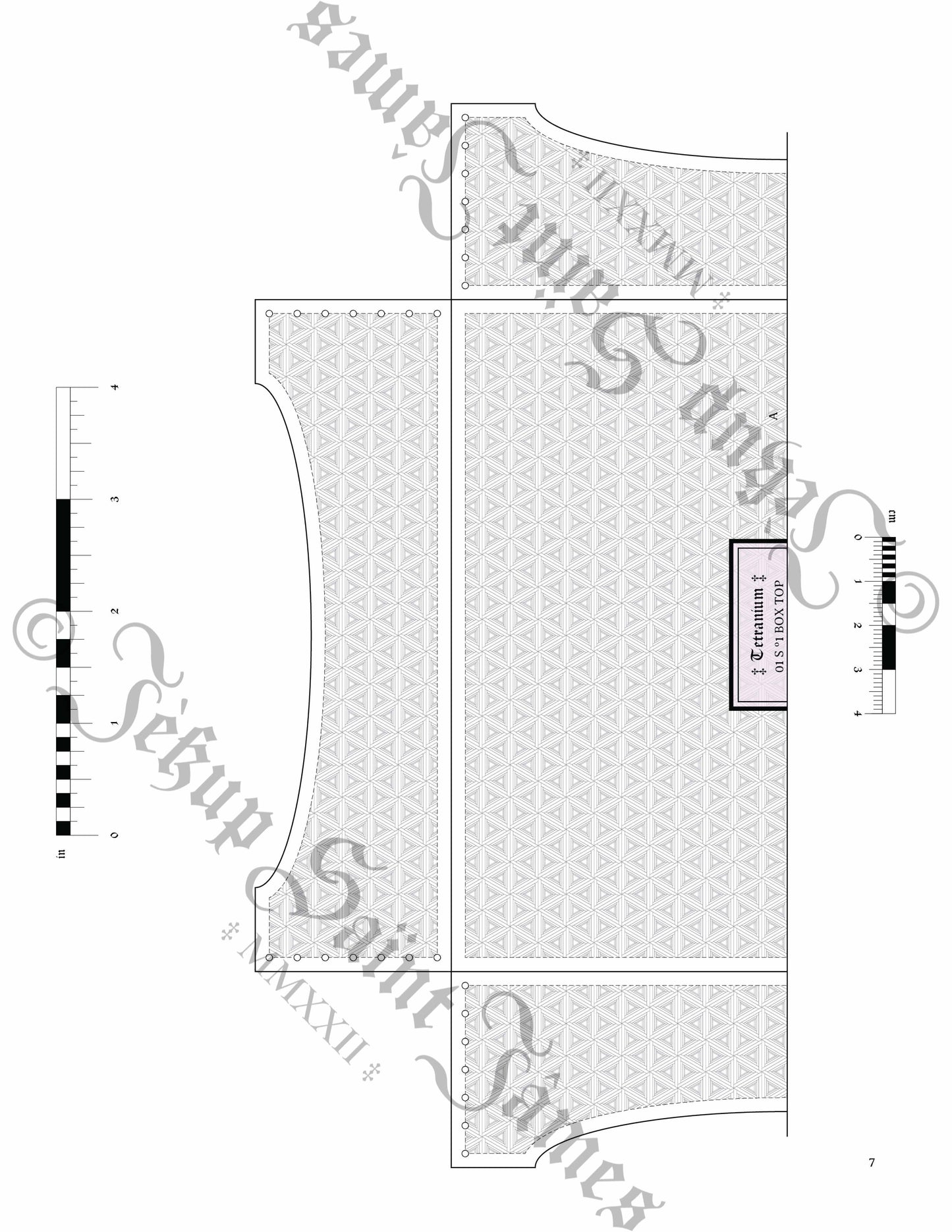 Tetranium: Vol. I: Square Leather Box Sewing Digital Pattern {5 Sizes}