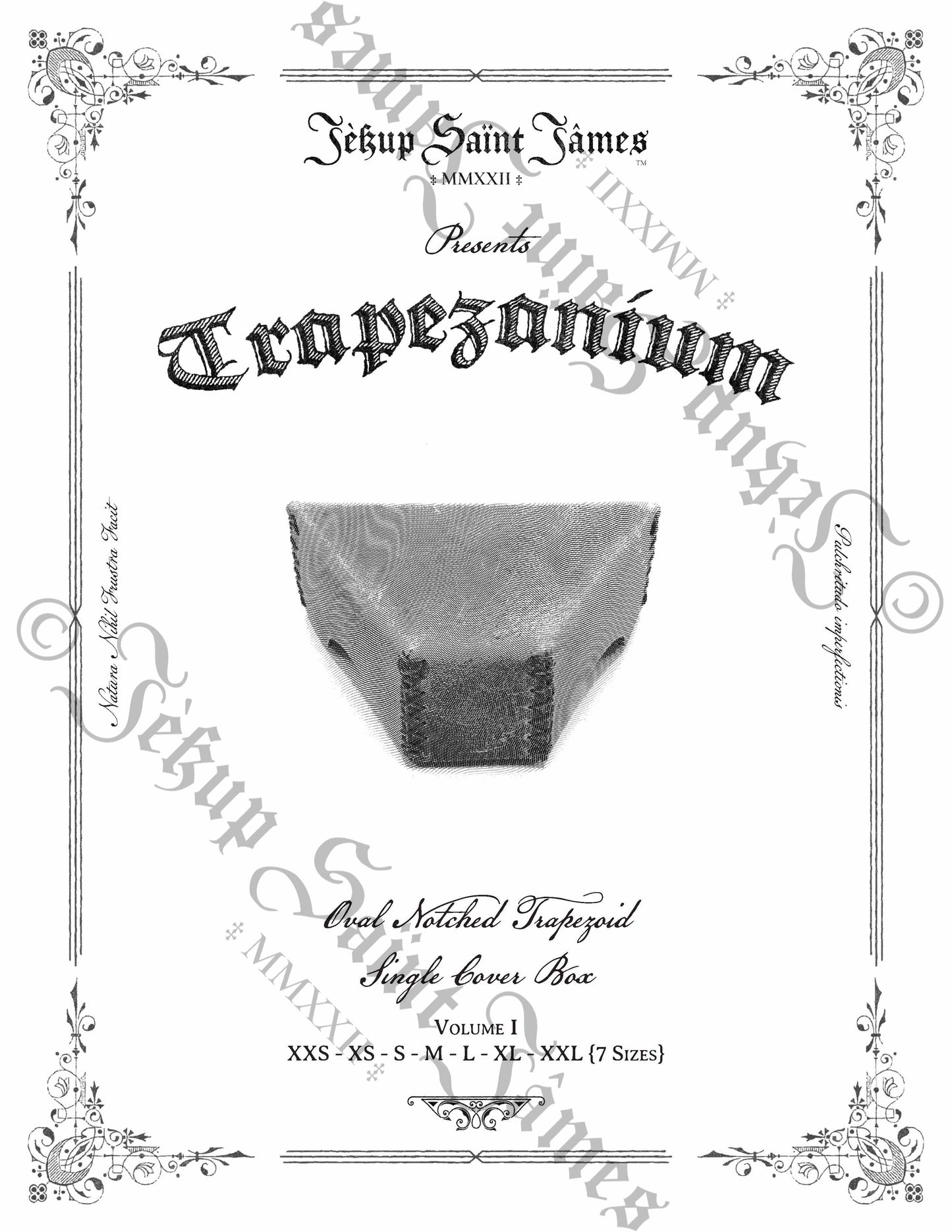 Trapezanium: Trapezoid Leather Box Sewing Digital Pattern {7 Sizes}