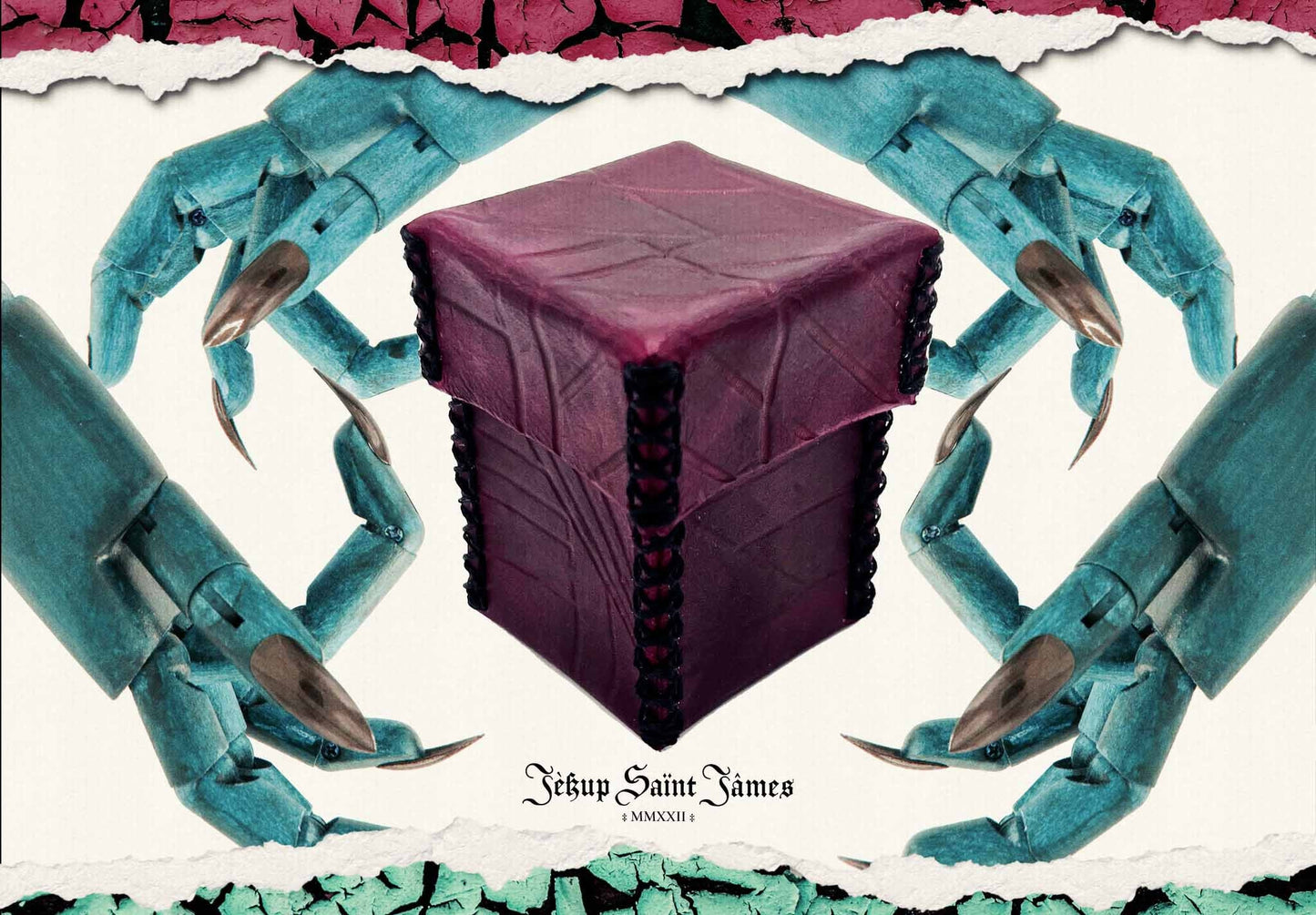 Tetraphoric: Tall Square Leather Box Sewing Digital Pattern {7 Sizes}